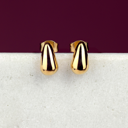 Droplet Studs Baby Gold