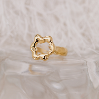 Melting Donut Ring Roségold