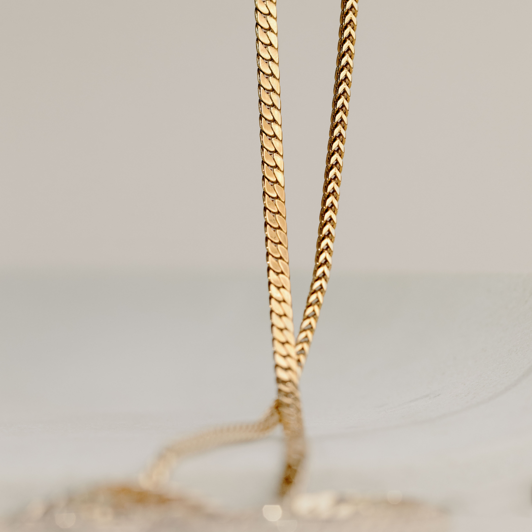 Spiga Chain Necklace Roségold