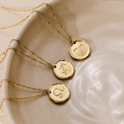 Zodiac Necklace – Aries / Widder Roségold