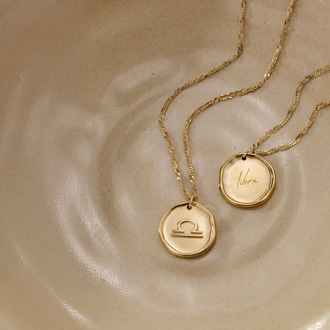 Zodiac Necklace – Libra / Waage Roségold