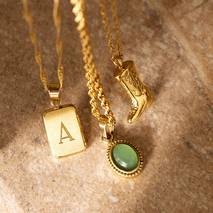 Vintage Vibes Necklace Gold