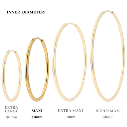 Maxi Hoops Gold