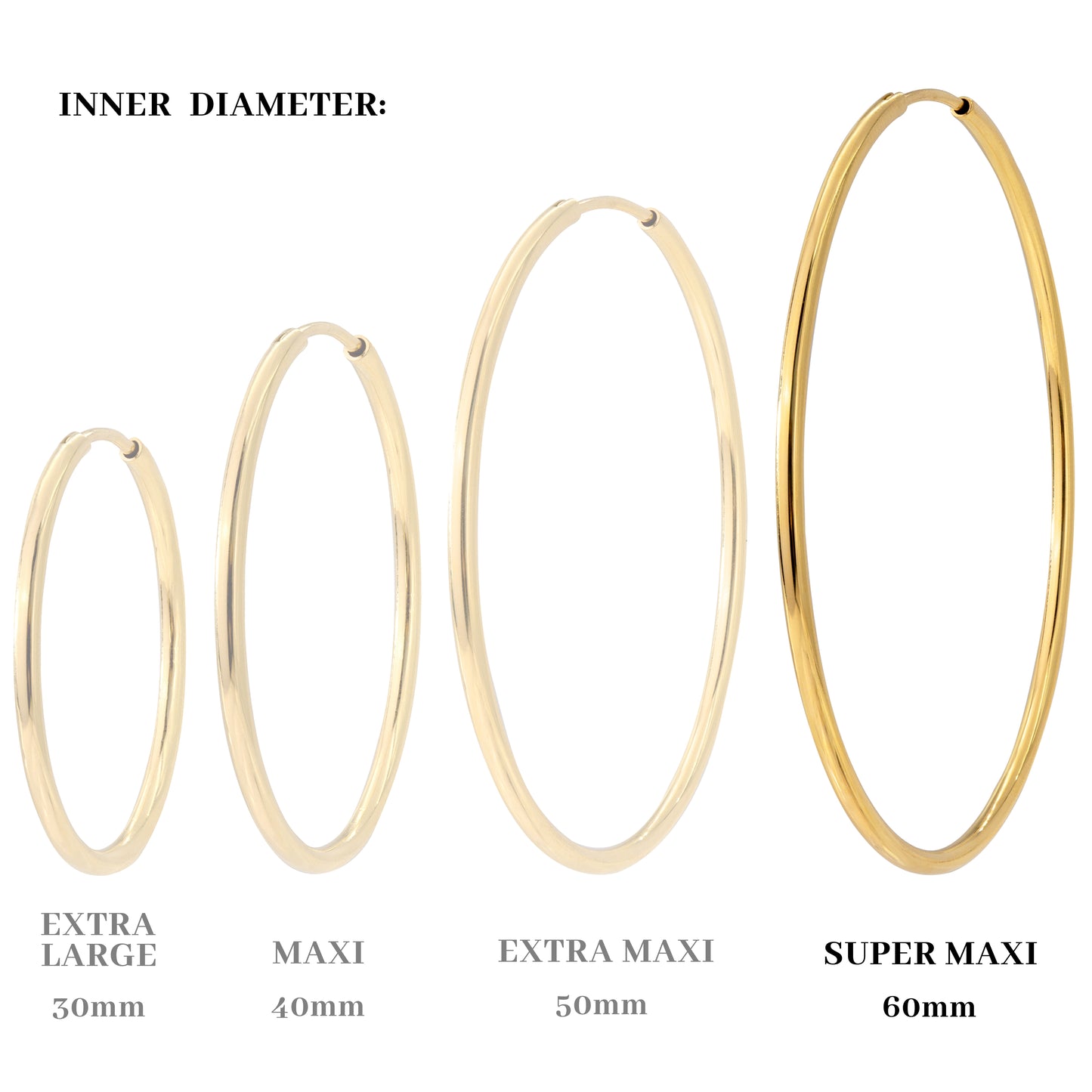 Super Maxi Hoops Gold