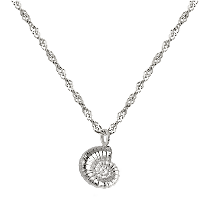 Shell Seeker Necklace Silber