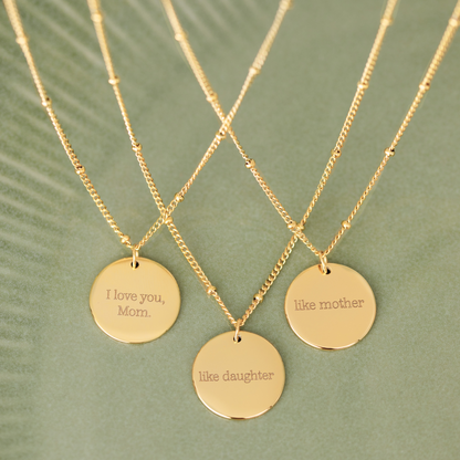 I love you mom Necklace Roségold