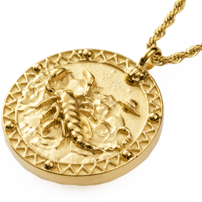 Scorpius / Skorpion Necklace Gold