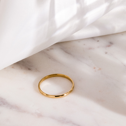 Fine Line Ring Roségold