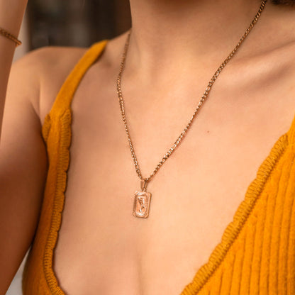 Nefertiti Necklace Roségold