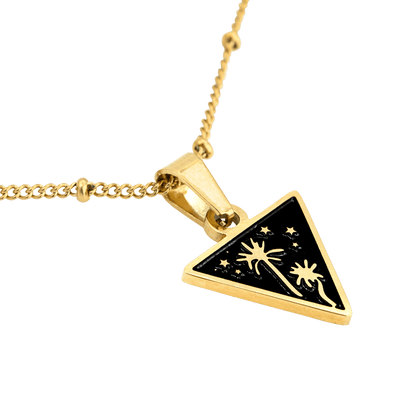 Beach Nights Necklace Gold