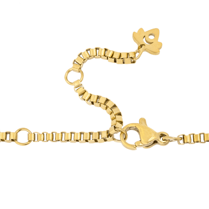 Box Chain Necklace Gold