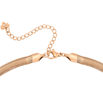 Flat Snake Chain Roségold