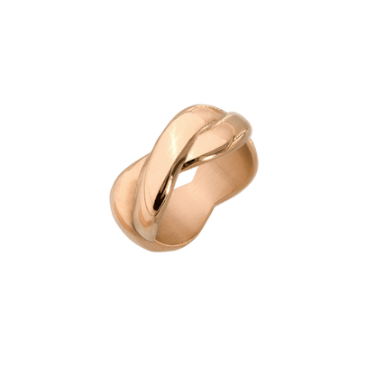 Female DNA Ring Roségold