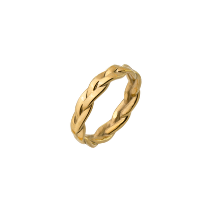 Braided Divine Ring Gold