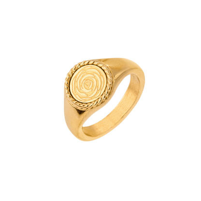 Eternal Summer Rose Ring Gold