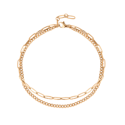 Duo Anklet Roségold