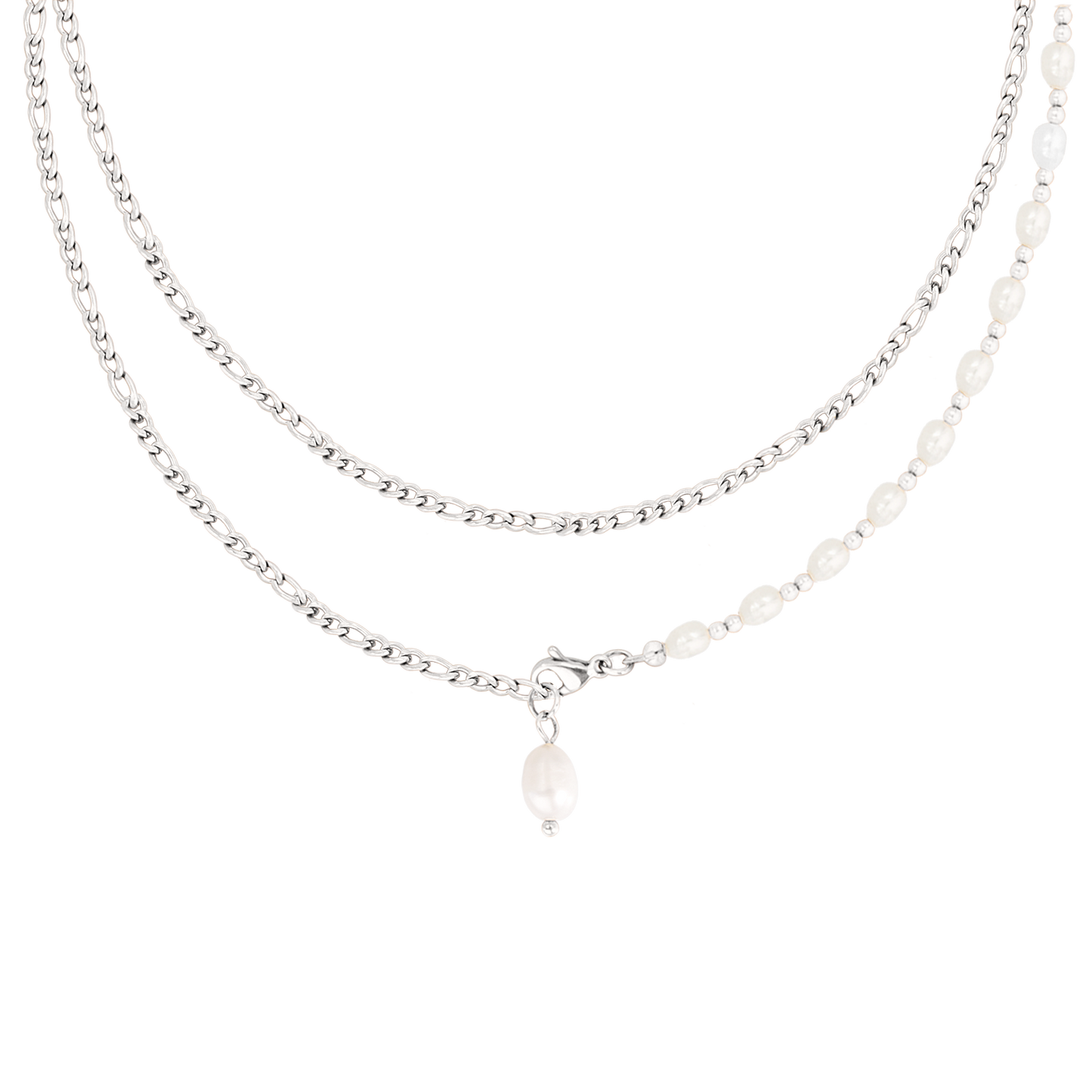 Pearly Waist Chain Silber