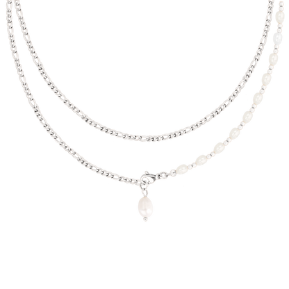 Pearly Waist Chain Silber