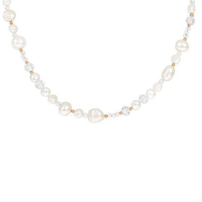 Icy Cool Pearl Necklace Roségold