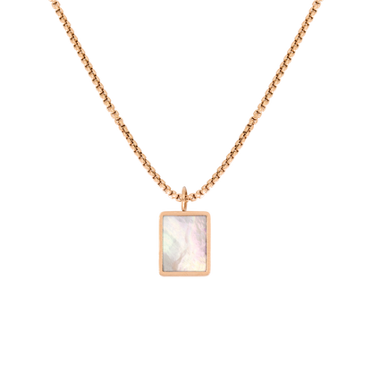 Shimmering Reflection Necklace Roségold