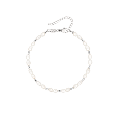 Summertime Pearl Bracelet Silber