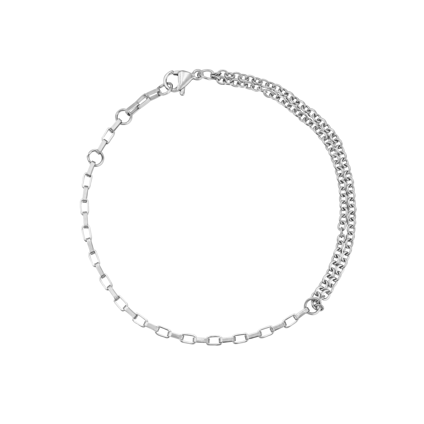 Double Trouble Bracelet Silber