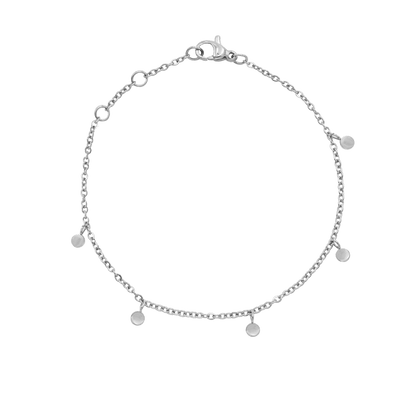 Tiny Coin Bracelet Silber