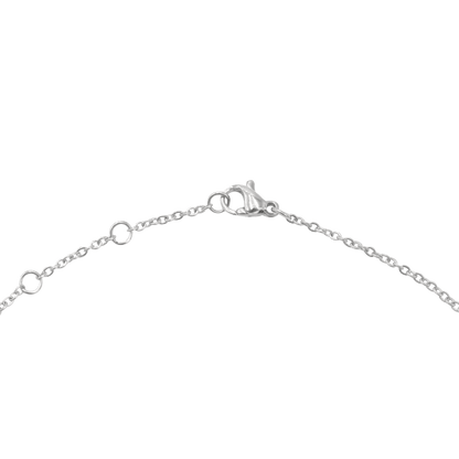 Tiny Coin Necklace Silber