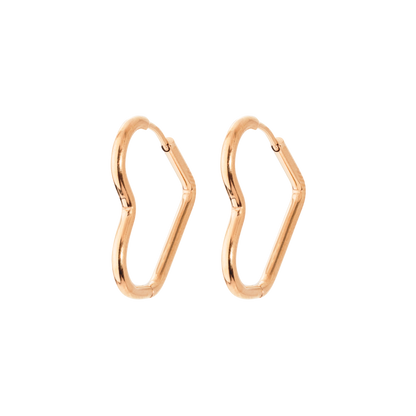 Heartily Hoops Small Roségold