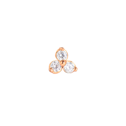 Sparkle Piercing Stud Roségold