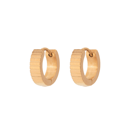 Striped Hoops Roségold