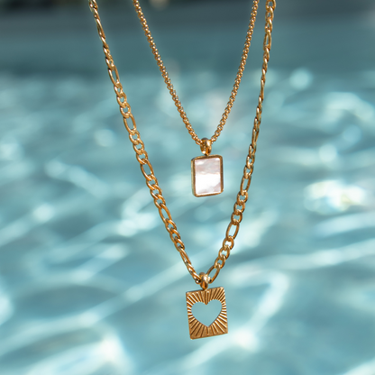 Summer Luv Necklace Gold