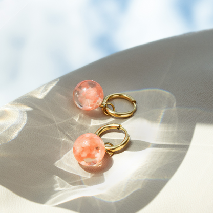 Sunset Dream Hoops Small Roségold