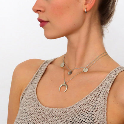 Luna Necklace Silber