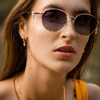 Playa Sunglasses Chain Roségold