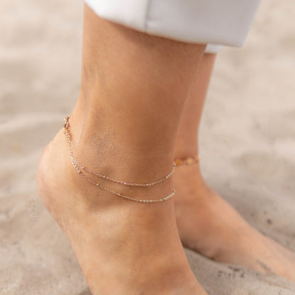 Puebla Anklet Roségold