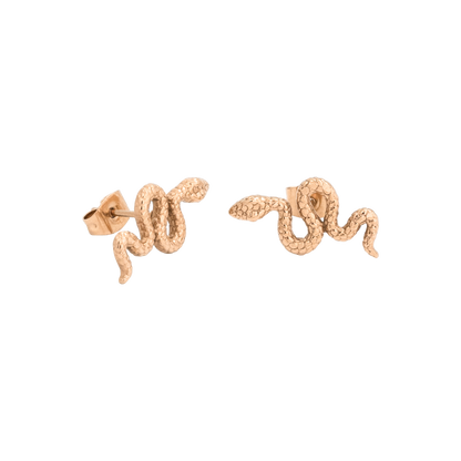 Loving Emelie Snake Studs Roségold