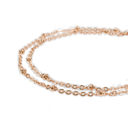 Puebla Anklet Roségold